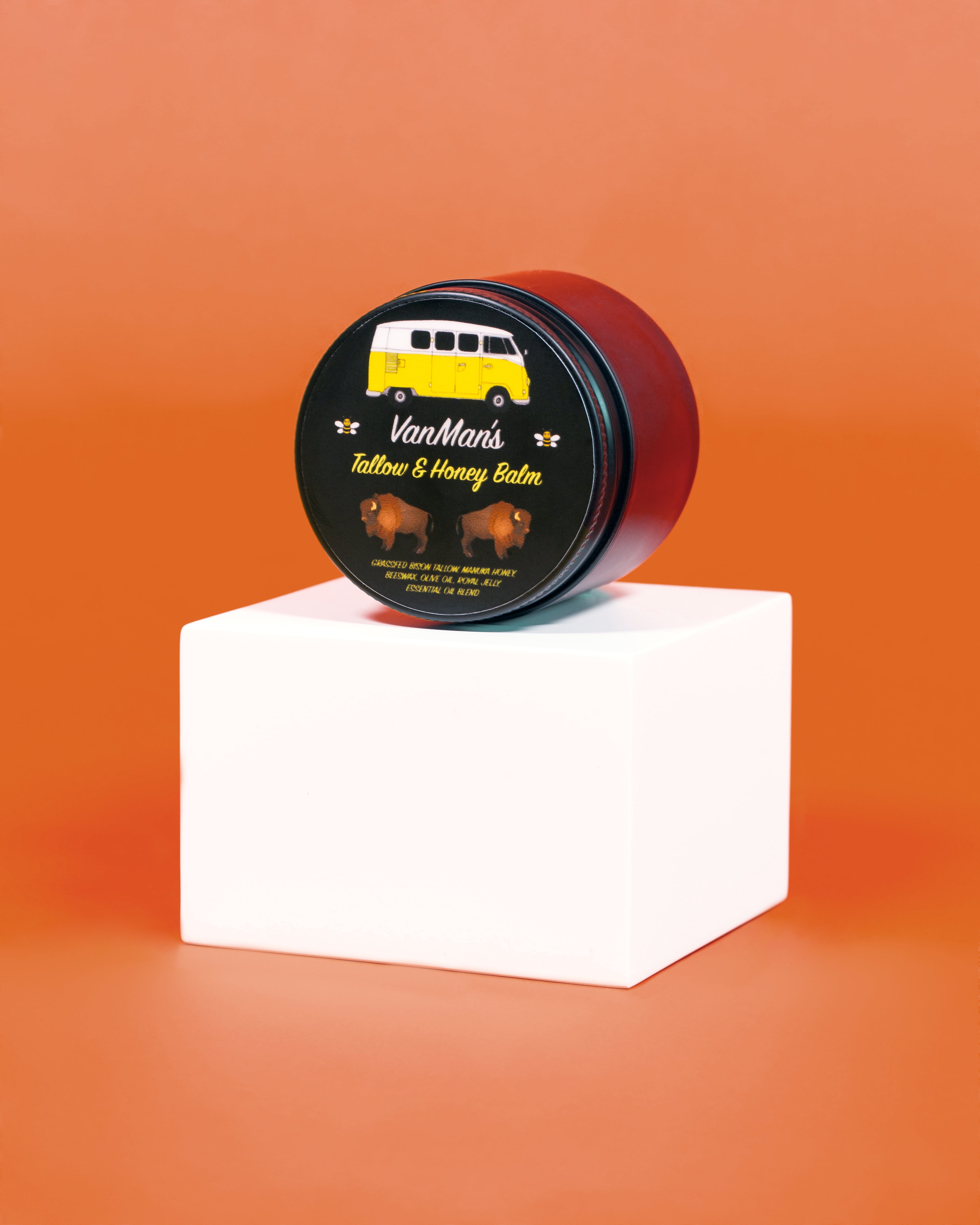 VanMan's Bison Tallow & Honey Face Balm - 2 oz