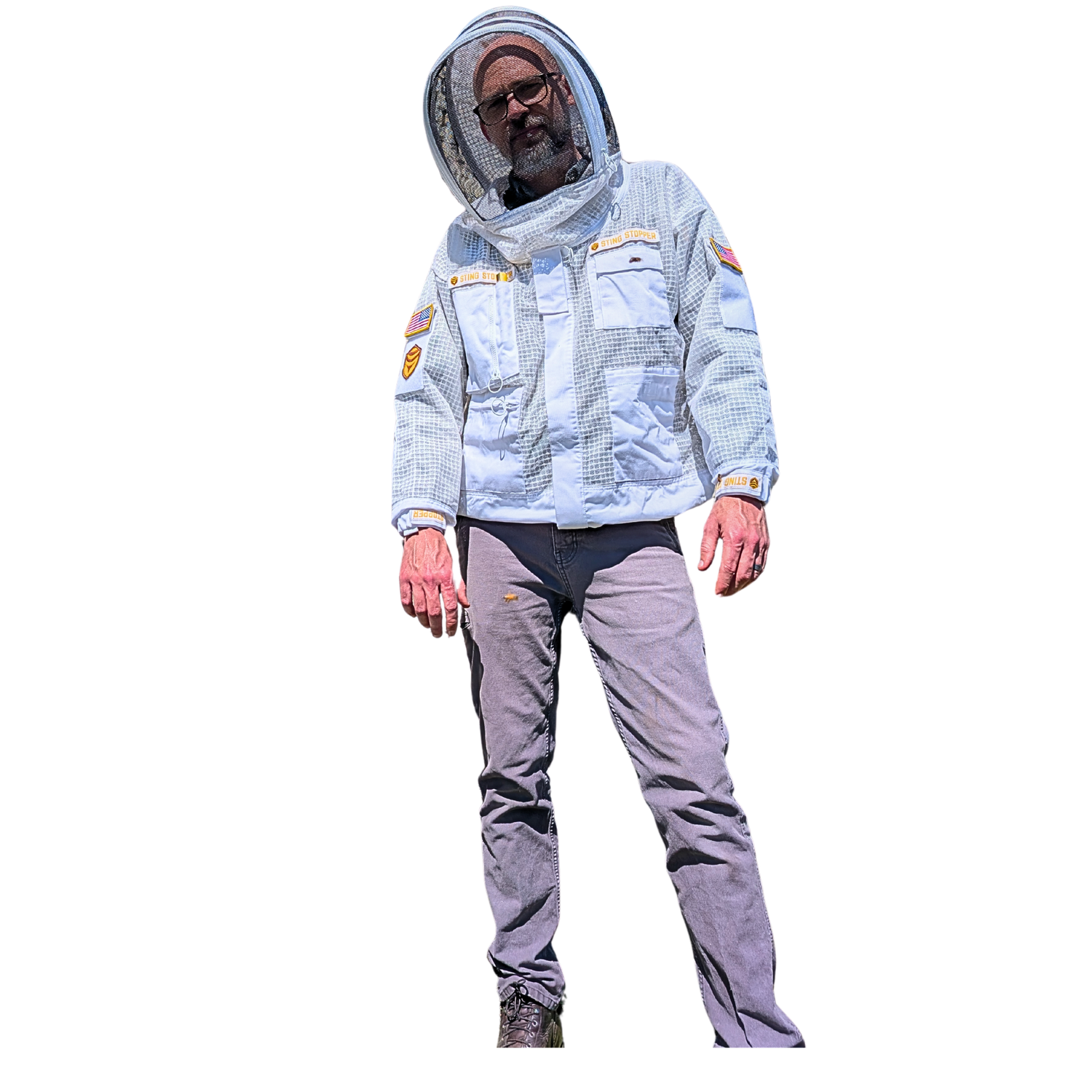 Professional Three Layer Ventilated Beekeeping Jacket
