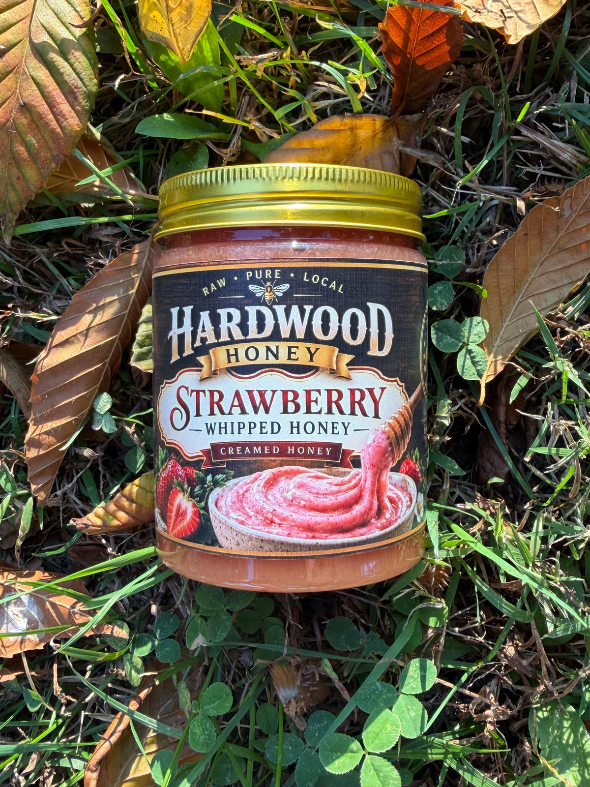 10oz Strawberry Whipped Honey