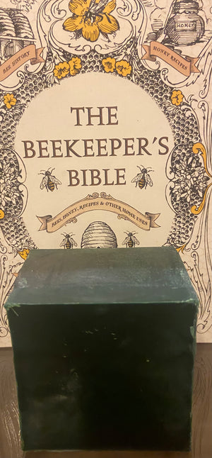 The 1 pound beeswax block is available in a variety of colors to match the season.