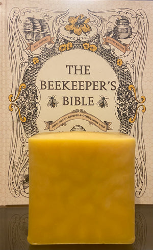 1 pound Indiana beeswax. Great for DIY fun!