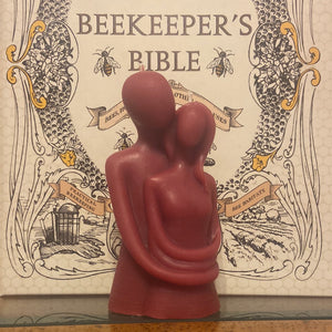 The embrace candle has two wicks. Express your bond with the perfect embrace. Comes in a variety of colors. Valentine's, Mother's Day, wedding anniversary.