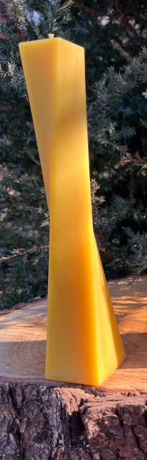 A silhouette of the natural evening dress candle.