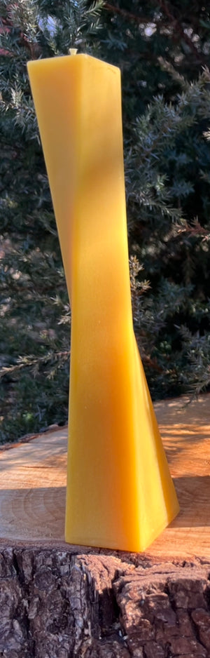 A silhouette of the natural evening dress candle.