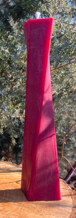 The evening dress candle in red stands out amongst the crows. This elegant dress will draw the attention of many.
