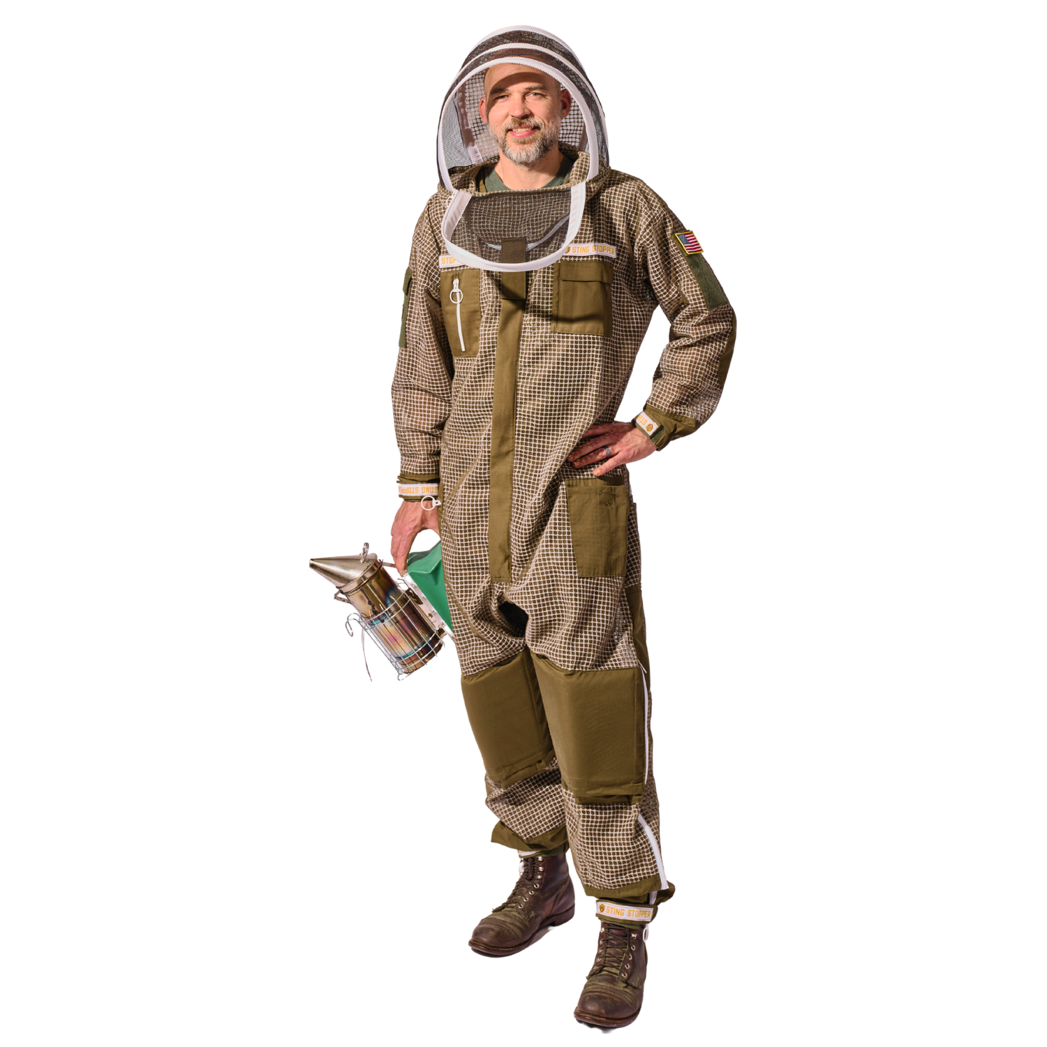 Professional Triple Layer Ventilated Full Beekeeping Suit