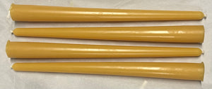 Beeswax taper candles