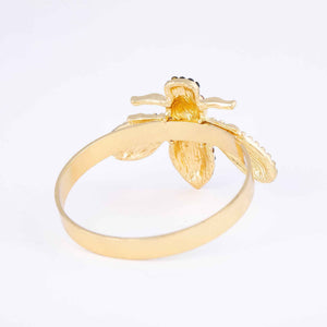 Elegant Bee Napkin Ring - Set of 4