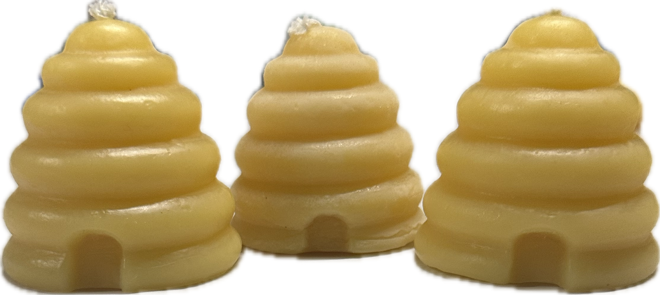 Made of all natural beeswax, the beehive votive is fitting for any occasion. Comes in a pack of three candles.