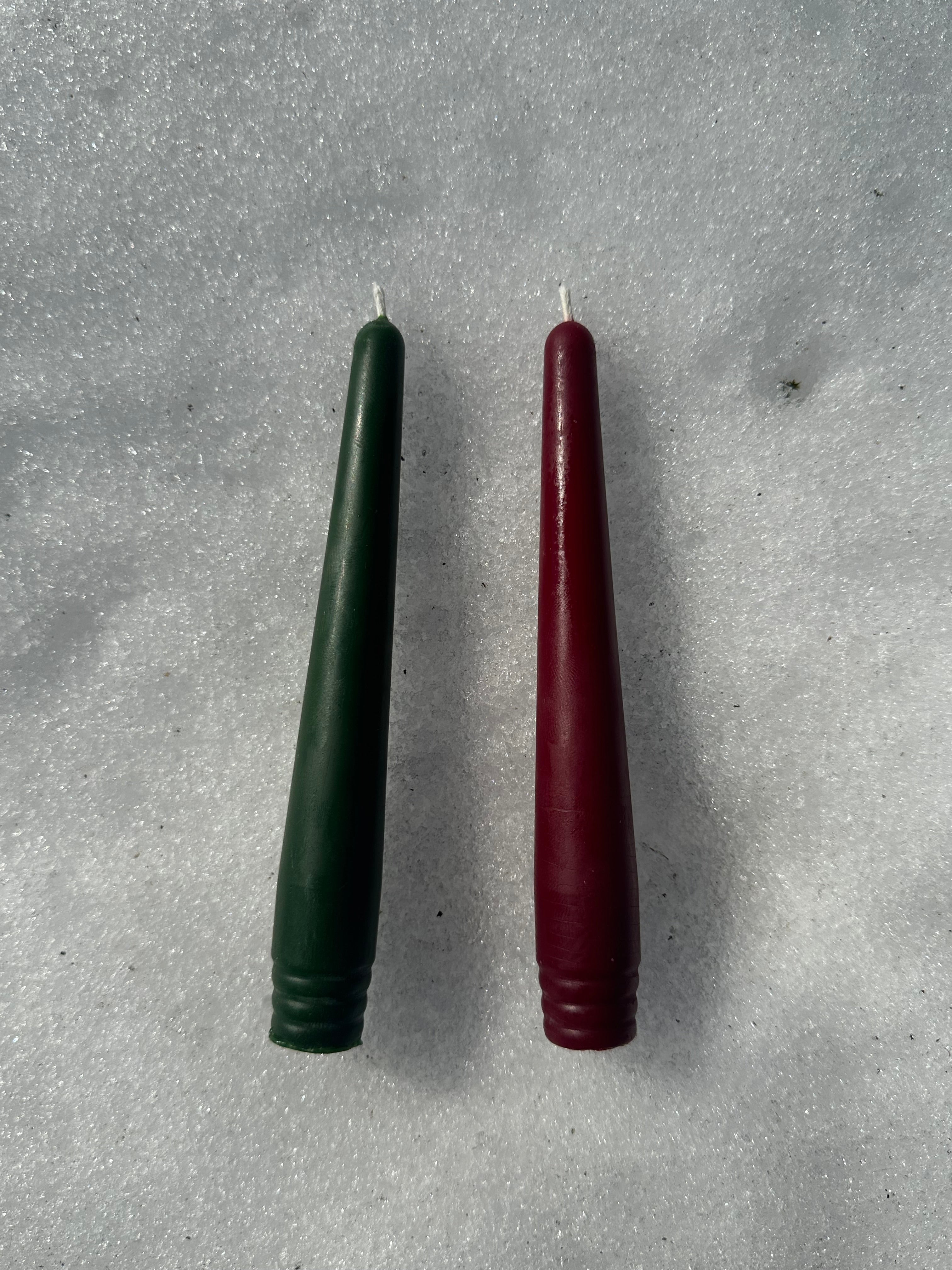 Duck pin taper candles. Available in multiple colors. Comes in a four pack.