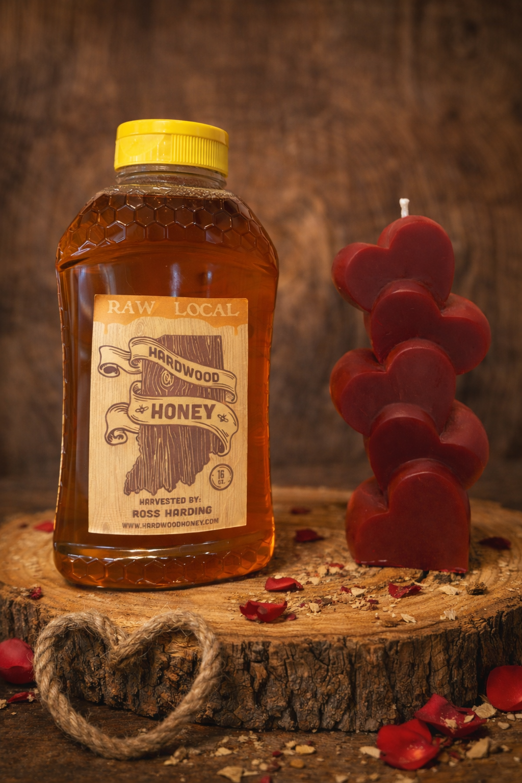 Valentine’s Day Honey + Candle Deal