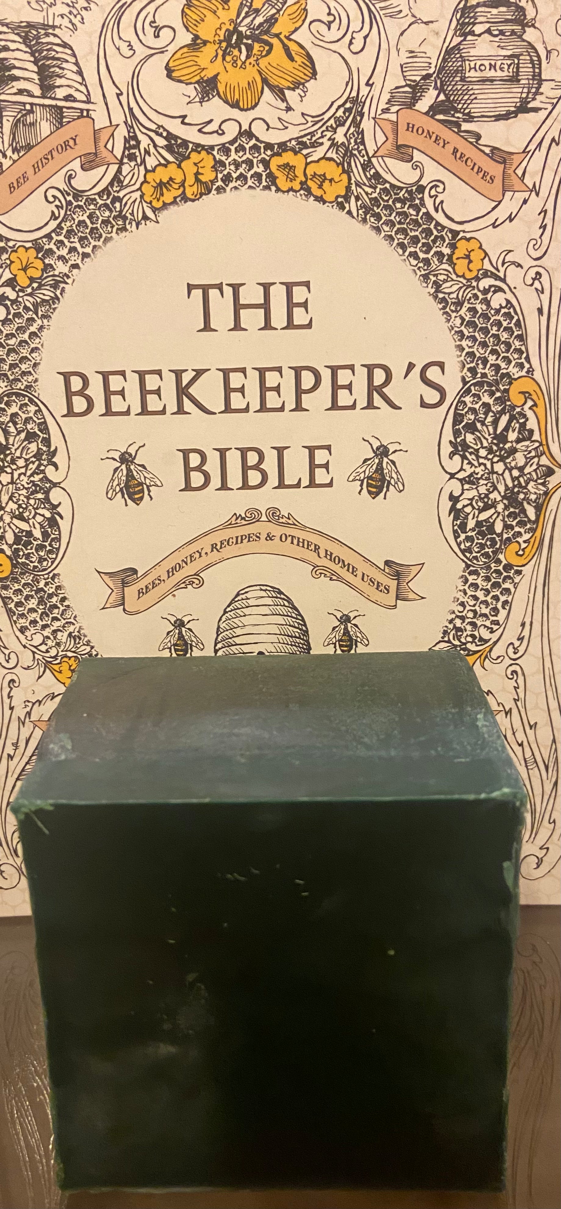 The 1 pound beeswax block is available in a variety of colors to match the season.