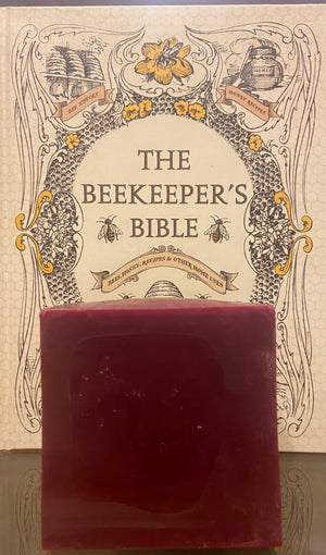 The beeswax block is offered in the color red. Makes for a fun DIY project