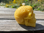 Beeswax Halloween Decorative Skull Candle
